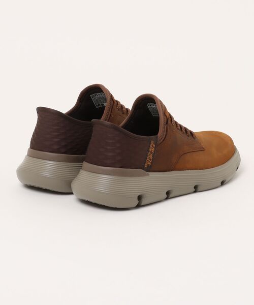「SKECHERS」 ローカットスニーカー 26.5cm ブラック×ブラック メンズ_画像2