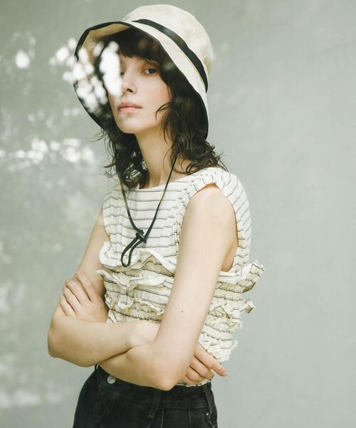 ボーダーズアットバルコニー　ビスチェ＆Tシャツ セット SENSE OF PLACE by URBAN RESEARCH tシャツ ボーダーカットビスチェ