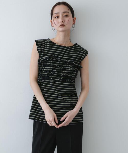 ボーダーズアットバルコニー　ビスチェ＆Tシャツ セット SENSE OF PLACE by URBAN RESEARCH tシャツ ボーダーカットビスチェ