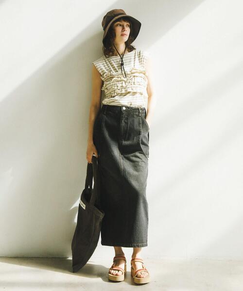 ボーダーズアットバルコニー　ビスチェ＆Tシャツ セット SENSE OF PLACE by URBAN RESEARCH tシャツ ボーダーカットビスチェ