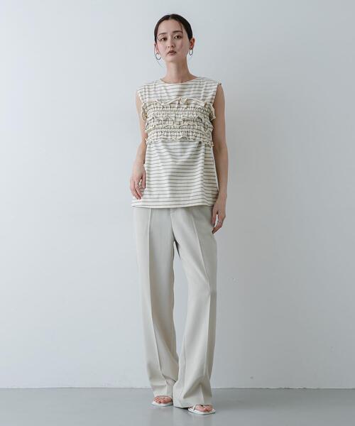 SENSE OF PLACE by URBAN RESEARCH tシャツ ボーダーカットビスチェ