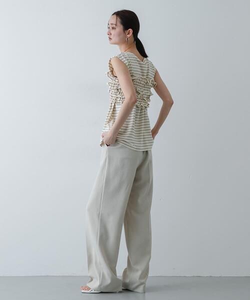 ボーダーズアットバルコニー　ビスチェ＆Tシャツ セット SENSE OF PLACE by URBAN RESEARCH tシャツ ボーダーカットビスチェ