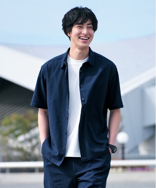 Right-on（ライトオン） シャツ 半袖 サッカー半袖シャツ