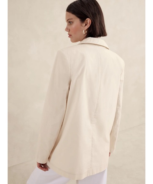「BANANA REPUBLIC FACTORY STORE」 テーラードジャケット S ネイビー レディース_画像7