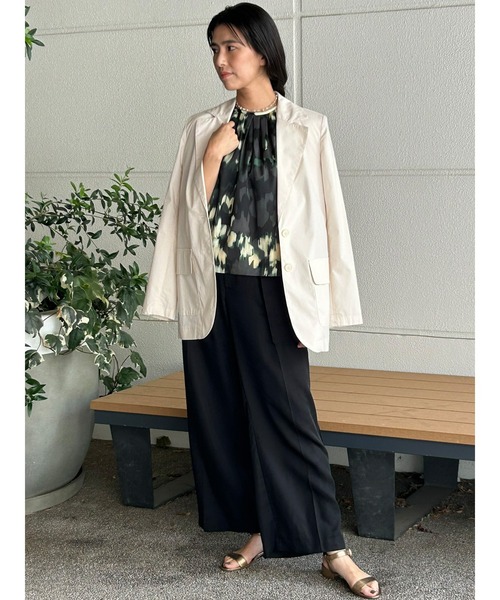 「BANANA REPUBLIC FACTORY STORE」 テーラードジャケット S ネイビー レディース_画像8