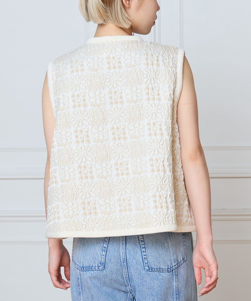 コート アウター IENA LA BOUCLE フラワーJQベスト レディース | IENA LA BOUCLE | 07