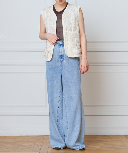 コート アウター IENA LA BOUCLE フラワーJQベスト レディース | IENA LA BOUCLE | 10