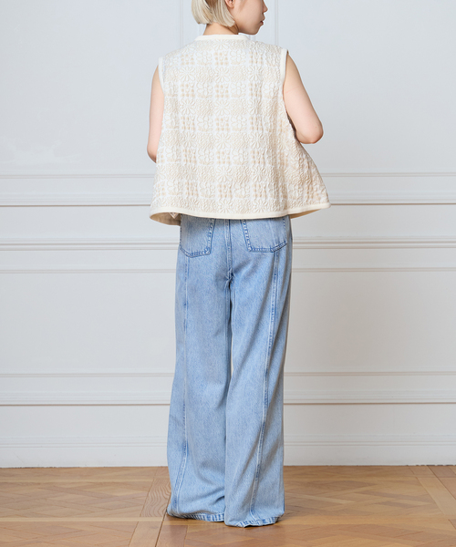 コート アウター IENA LA BOUCLE フラワーJQベスト レディース | IENA LA BOUCLE | 12