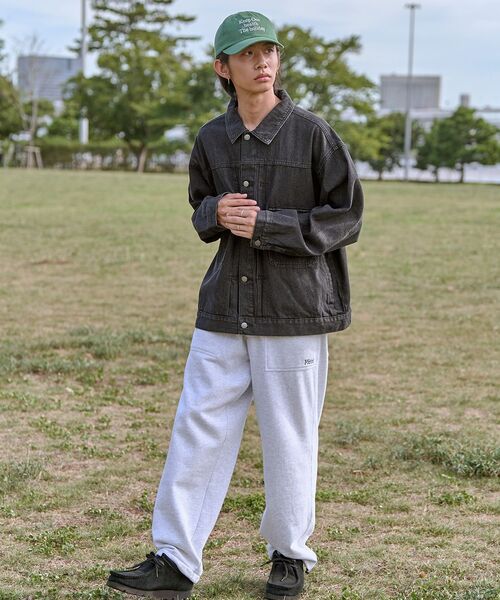 「FFEIN」 デニムジャケット LARGE ブルー メンズ_画像2