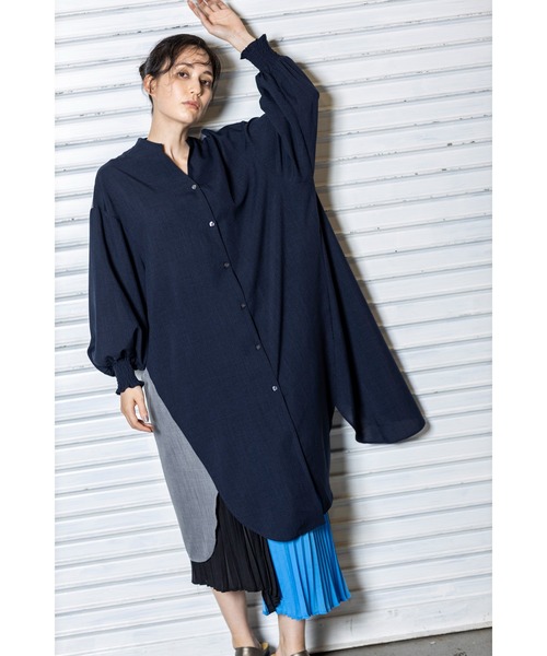 「OSMOSIS」 「loaf」長袖ブラウス ONE SIZE ライトベージュ レディース_画像2