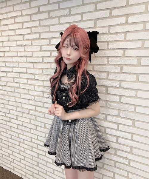 Ank Rouge（アンクルージュ） ワンピース 半袖 ドッキングセットアップ
