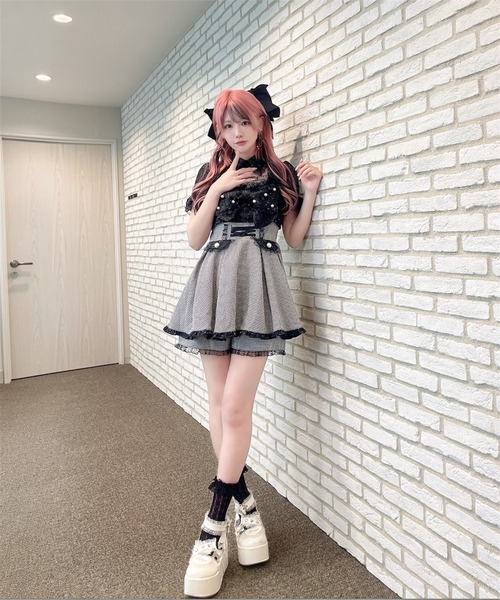 Ank Rouge（アンクルージュ） ワンピース 半袖 ドッキングセットアップ