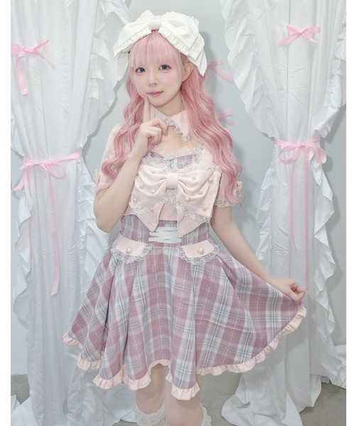 Ank Rouge（アンクルージュ） ワンピース 半袖 ドッキングセットアップ