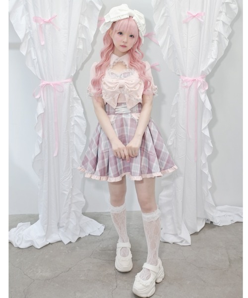 Ank Rouge（アンクルージュ） ワンピース 半袖 ドッキングセットアップ