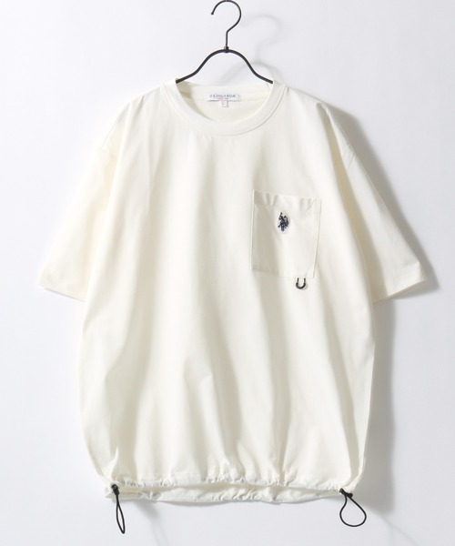 「U.S. POLO ASSN.」 半袖Tシャツ M ホワイト メンズ_画像2