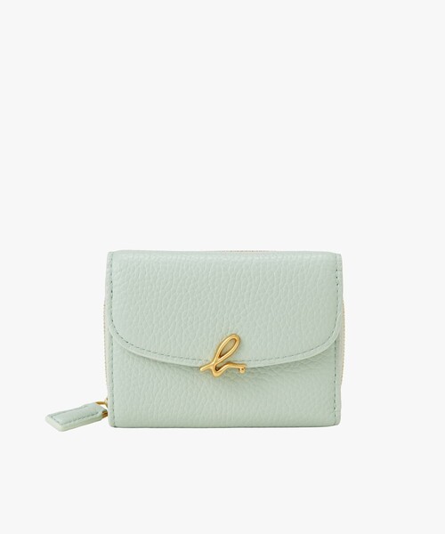 agnes b.（アニエスベー） 財布 レザー 三つ折り ミニ ウォレット ”The