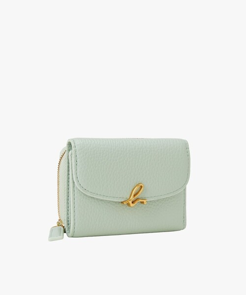 agnes b.（アニエスベー） ミニ 財布 レザー 三つ折り ミニ ウォレット