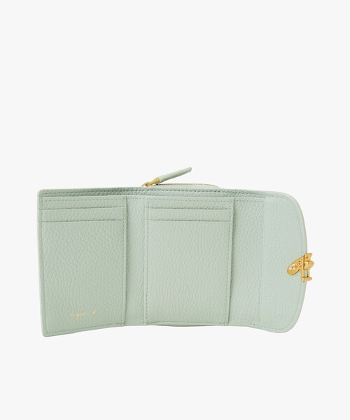 agnes b.(アニエスベー) ミニ 財布 レザー 三つ折り ミニ ウォレット agnes b.(アニエスベー) ミニ 財布 レザー 三つ折り ミニ ウォレット