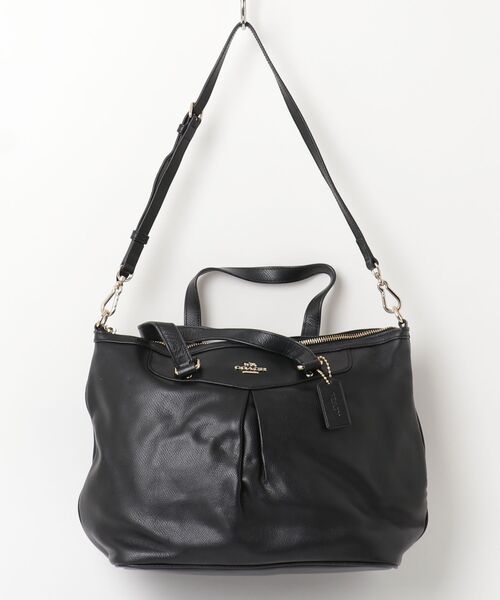COACH（コーチ） ワンポイント2WAYバッグ - ブラック レディース