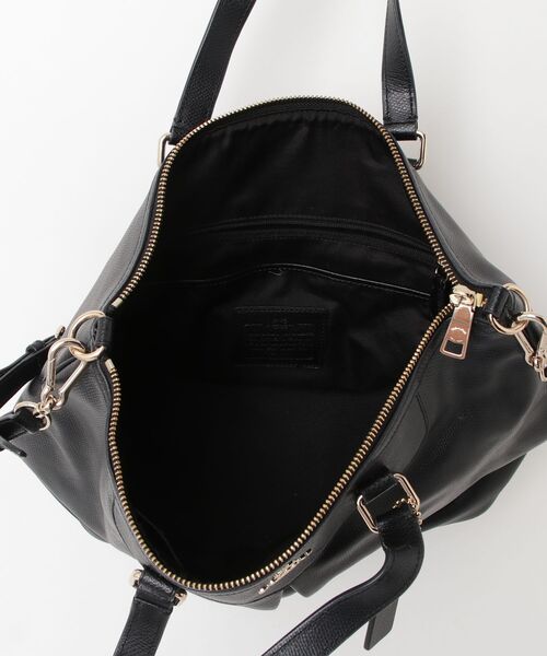 coach 2wayハンドバック　新品未使用　黒 COACH（コーチ） ワンポイント2WAYバッグ - ブラック レディース