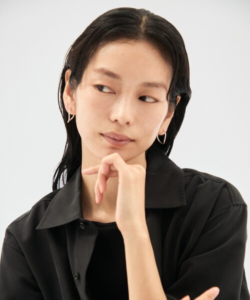 Jouete（ジュエッテ） フープ ピアス フープピアス ツイスト size/M