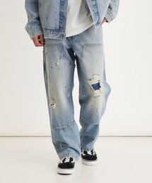新品　Levi's ルーズストレートダブルニー568 Levi's（リーバイス） ワイドパンツ ジーンズ Levi's WORK WEAR 「568