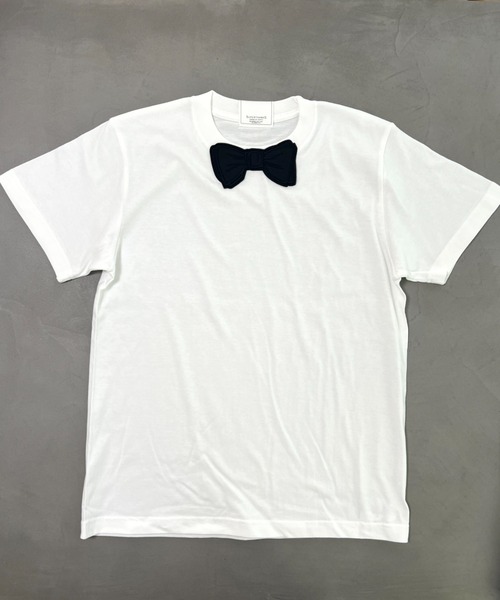 【新品♡未使用】SUPERTHANKS 蝶ネクタイワッペンシャツ SUPERTHANKS x SPACE BROTHERS 蝶ネクタイワッペンシャツ [LANDS ON
