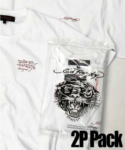 Ed Hardy（エド・ハーディー） tシャツ 「Ed Hardy(エド ハ−ディ 