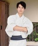 浴衣 メンズ 楊柳浴衣 6点セット ( 浴衣 ...の詳細画像1