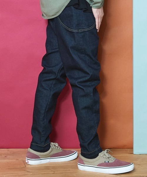 rehacer : マルチポケットデニムパンツ Mサイズ rehacer ジーンズ : Multi Pocket Denim Pants Type -Narrow