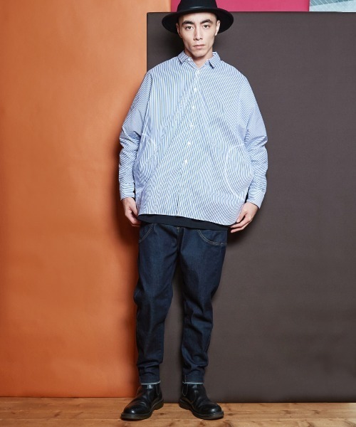 rehacer : マルチポケットデニムパンツ Mサイズ rehacer ジーンズ : Multi Pocket Denim Pants Type -Narrow