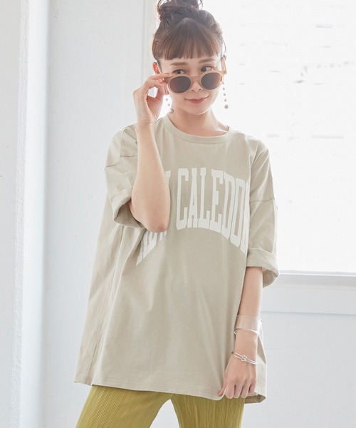Tシャツ Tシャツ ビックシルエットカレッジロゴtシャツ Zozotown Paypayモール店 通販 Paypayモール