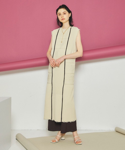 2023正規品 ワンピース ラインクラッシュニットワンピース ZOZOTOWN PayPayモール店 - 通販 - PayPayモール セール新品