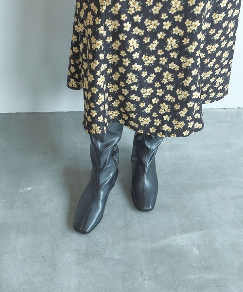 NEUE THE MARKET ブーツ ストレッチロングブーツ/TM22679 レディース