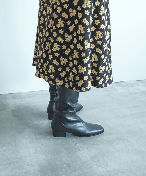 NEUE THE MARKET ブーツ ストレッチロングブーツ/TM22679 レディース