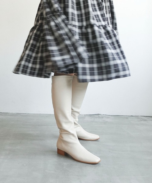 NEUE THE MARKET ブーツ ストレッチロングブーツ/TM22679 レディース