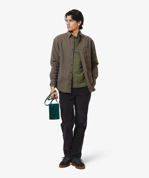 LACOSTE ポロシャツ 比翼フロントロングスリーブポロシャツ