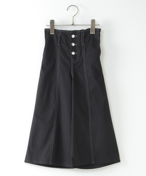 ikka（イッカ） パンツ ストレッチ ステッチワイドパンツ（120~160cm