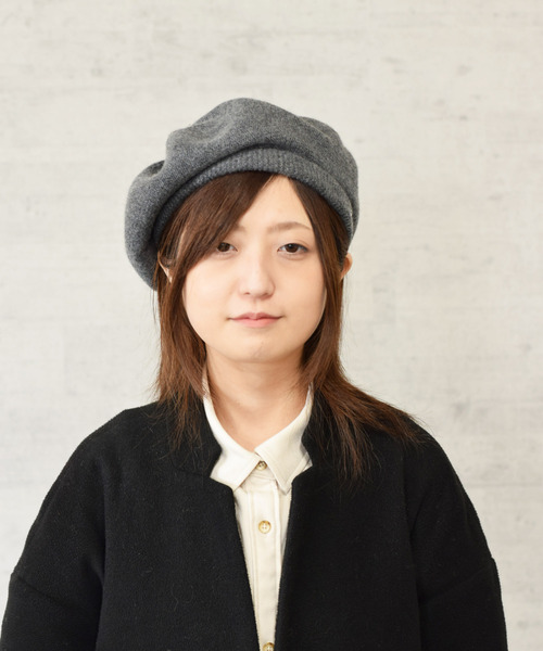Piece de Lucile（ピエスドリュシル） 帽子 ベレー帽 Thin カシミヤ