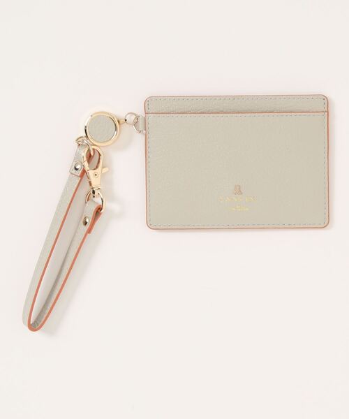 【LANVIN en Bleu】リム リール付きパスケース LANVIN en Bleu パスケース リム リール付きパスケース