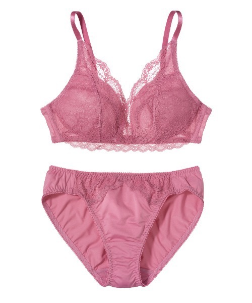 PEACH JOHN ブラジャー ショーツセット 「色気が香るレース使い