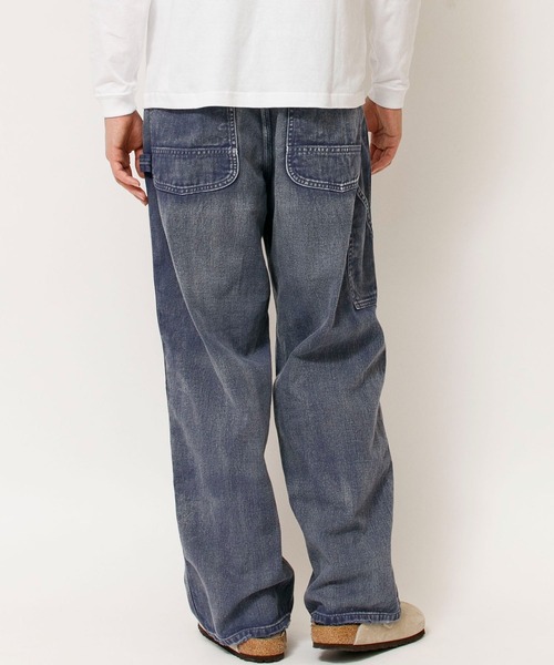 希少 vintage john bull デニムトレンチコート ベルト フェード Johnbull（ジョンブル） パンツ サルファーフェードペインターパンツ