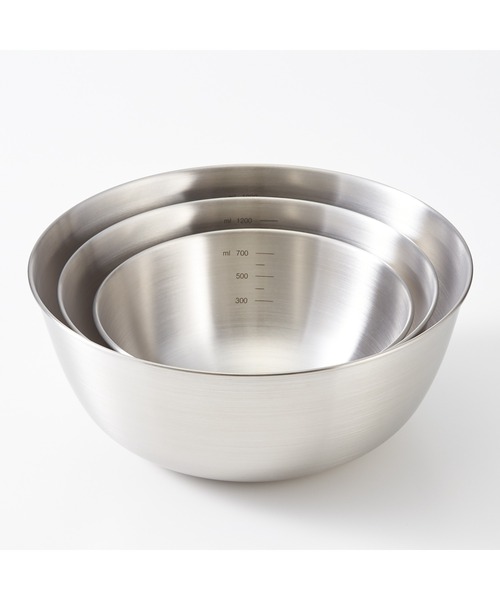 無印良品（MUJI） キッチン ステンレスボール M・約直径19×高さ