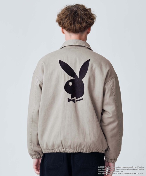 PLAYBOY ブルゾン アウター x SILAS DRIZZLER JACKET メンズ PLAYBOY ブルゾン アウター x SILAS DRIZZLER JACKET メンズ