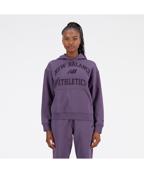 パーカー Athletics Varsity オーバーサイズスウェットフーディー レディース New Balance パーカー Athletics Varsity オーバーサイズ