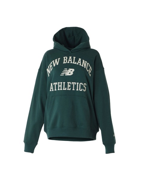 New Balance パーカー Athletics Varsity オーバーサイズ