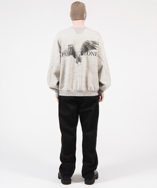 FORSOMEONEスウェット FORSOMEONE トレーナー スウェット LOGO SWEATSHIRT メンズ