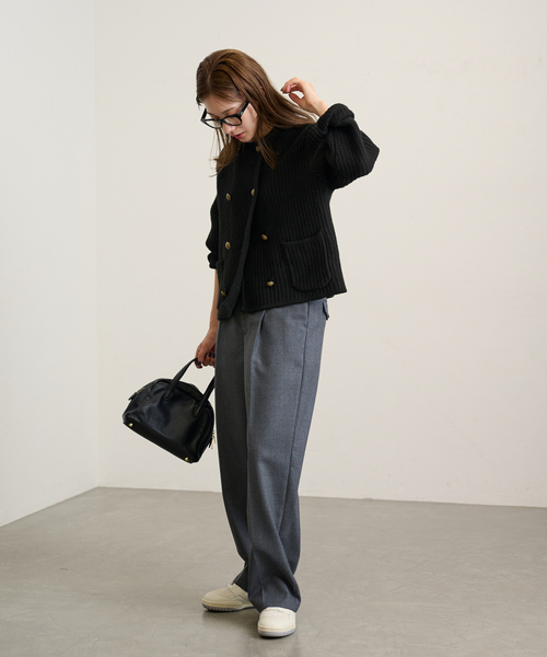 アウター ニットジャケット 