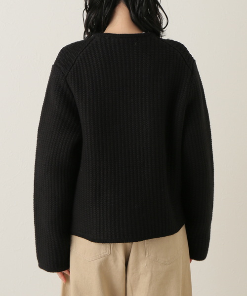 アウター ニットジャケット 