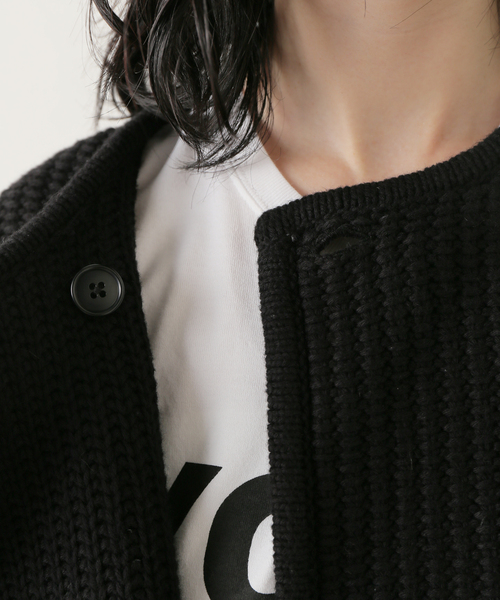 アウター ニットジャケット 